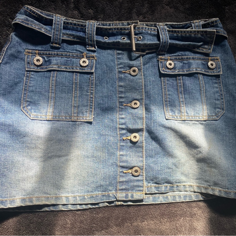 VTG Lazer Jeans skirt